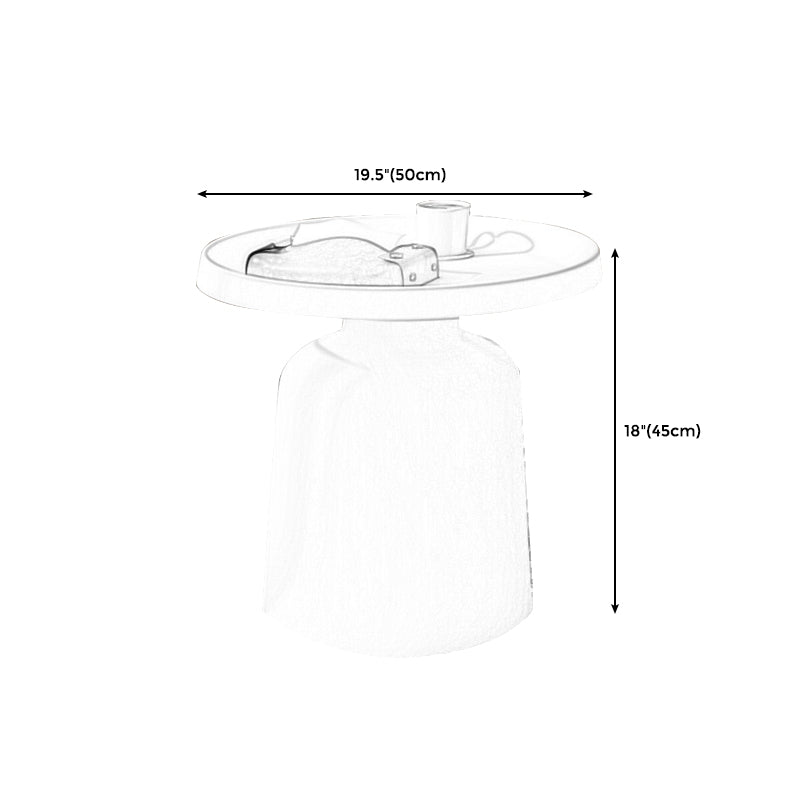 部屋用の黒/白い台座のコーヒーテーブルモダンな大理石のカクテルテーブル