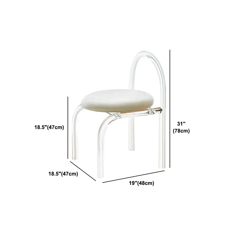 Vanity da 29,5 "in altezza in ardesia bianca/ top in legno con cassetto per la camera da letto