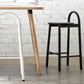 Modern Circular Wood Top Barstool Metal 4 Legs Bar Stool voor woonkamer