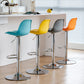 Living Room Nordic Liftable Barstool Leather Bar Stool with Silver Base Clearhalo 'Bar Furniture' 'Bar Stools' 'bar_stools' 'furn' 'furn_bar_stools' 'Furniture' 'Kitchen & Dining Furniture' 5319970