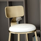 Café tabouret de bar circulaire de bar à tabouret de bar moderne avec base d'or