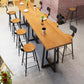 Industrial 1/9 Pieces Bar Table Set Rectangle Pine Wood Counter Table with High Stools Clearhalo 'Bar Furniture' 'furn' 'furn_home_bar_bar_sets' 'Furniture' 'Home Bars & Bar Sets' 'home_bar_bar_sets' 'Kitchen & Dining Furniture' 5320130