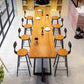 Industrial 1/9 Pieces Bar Table Set Rectangle Pine Wood Counter Table with High Stools Clearhalo 'Bar Furniture' 'furn' 'furn_home_bar_bar_sets' 'Furniture' 'Home Bars & Bar Sets' 'home_bar_bar_sets' 'Kitchen & Dining Furniture' 5320141