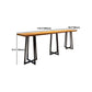 Industrial 1/9 Pieces Bar Table Set Rectangle Pine Wood Counter Table with High Stools Clearhalo 'Bar Furniture' 'furn' 'furn_home_bar_bar_sets' 'Furniture' 'Home Bars & Bar Sets' 'home_bar_bar_sets' 'Kitchen & Dining Furniture' 5320145