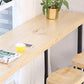 Recangle industriel Table de table en bois massif en bois massif 1/5/9