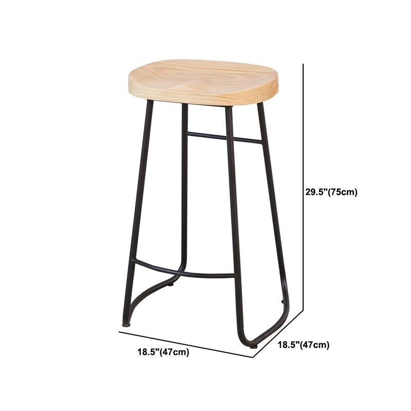 Recangle industriel Table de table en bois massif en bois massif 1/5/9