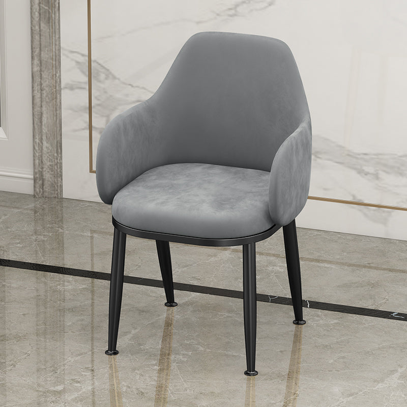 モダンなベルベットの椅子とベンチセット1/2/6/7ピースホームダイニングテーブルセット