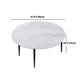 Contemporary Style Round Dining Table Set 1/4/6/7 Pieces Sintered Stone Dining Set Clearhalo 'Dining Room Sets' 'Dining Tables & Seating' 'dining_room_set' 'furn' 'furn_dining_room_set' 'Furniture' 'Kitchen & Dining Furniture' 5320310