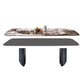 Sintered Stone Dining Table Set 1/4/5/7 Pieces Rectangle Contemporary Dining Set Clearhalo 'Dining Room Sets' 'Dining Tables & Seating' 'dining_room_set' 'furn' 'furn_dining_room_set' 'Furniture' 'Kitchen & Dining Furniture' 5320347