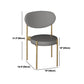 Glam Stone Top Dining Table Set 1/2/5 Pieces Rectangle White Indoor Dinette Set Clearhalo 'Dining Room Sets' 'Dining Tables & Seating' 'dining_room_set' 'furn' 'furn_dining_room_set' 'Furniture' 'Kitchen & Dining Furniture' 5320390