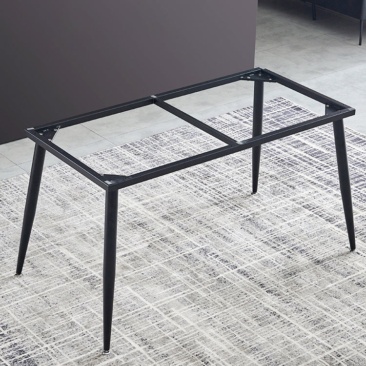 Modern Sintered Stone Dining Table Set 1/2/7 Pieces Home Dining Room Set Clearhalo 'Dining Room Sets' 'Dining Tables & Seating' 'dining_room_set' 'furn' 'furn_dining_room_set' 'Furniture' 'Kitchen & Dining Furniture' 5320411