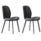 Modern Sintered Stone Dining Table Set 1/2/7 Pieces Home Dining Room Set 2 Dark Grey Chairs Clearhalo 'Dining Room Sets' 'Dining Tables & Seating' 'dining_room_set' 'furn' 'furn_dining_room_set' 'Furniture' 'Kitchen & Dining Furniture' 5320412