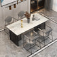 Traditional Luxury Dining Table Sintered Stone Rectangle Table for Home