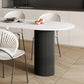 Contemporary Style Dining Table 3 Legs Dinette Table for Home Kitchen