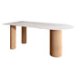 Contemporary Style Dining Table 3 Legs Dinette Table for Home Kitchen