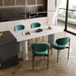Contemporary Style Dining Table 3 Legs Dinette Table for Home Kitchen