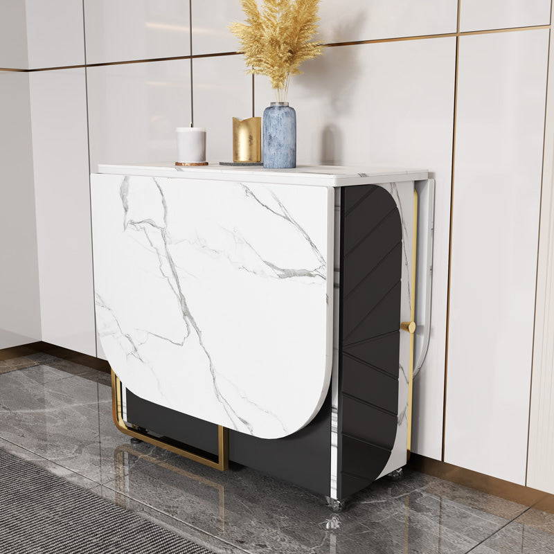 59 '' tavolo da pranzo rettangolare pieghevole tavolo moderno medievale con base di cavalletto di stoccaggio