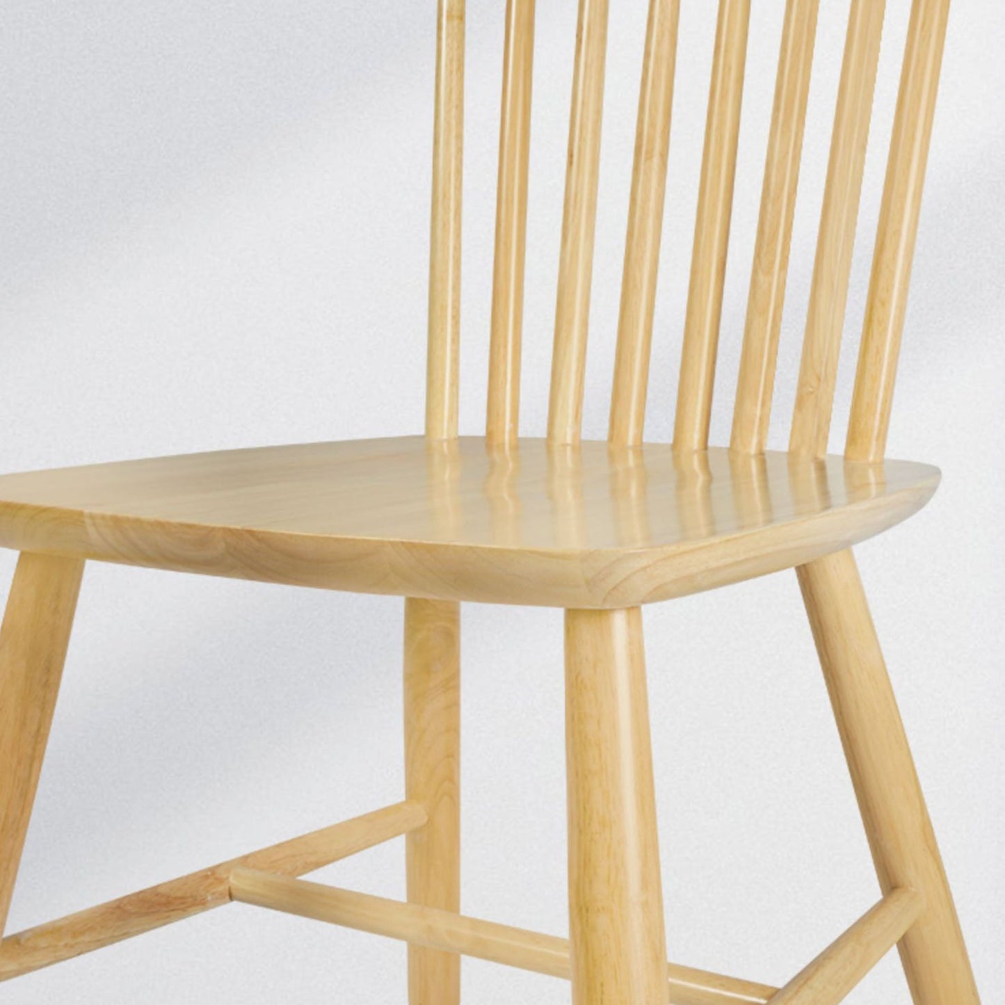 Contemporary Wood Chair Windsor Back Side Chair in Matte Finish for Home Clearhalo 'Dining Chairs' 'Dining Tables & Seating' 'dining_chair' 'furn' 'furn_dining_chair' 'Furniture' 'Kitchen & Dining Furniture' 5320721