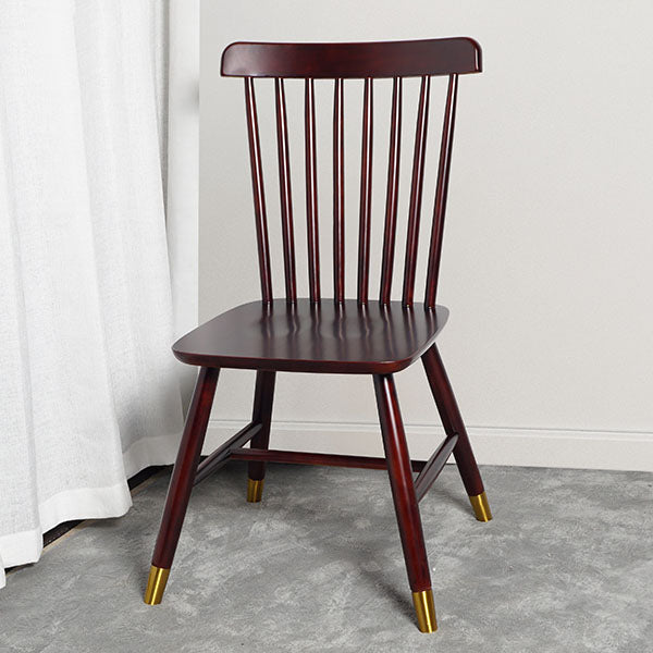 Contemporary Wood Chair Windsor Back Side Chair in Matte Finish for Home Clearhalo 'Dining Chairs' 'Dining Tables & Seating' 'dining_chair' 'furn' 'furn_dining_chair' 'Furniture' 'Kitchen & Dining Furniture' 5320731