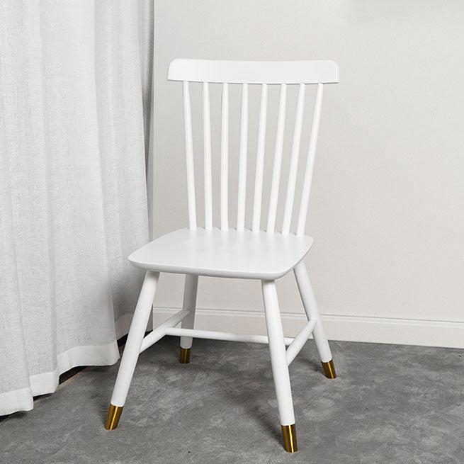 Contemporary Wood Chair Windsor Back Side Chair in Matte Finish for Home Clearhalo 'Dining Chairs' 'Dining Tables & Seating' 'dining_chair' 'furn' 'furn_dining_chair' 'Furniture' 'Kitchen & Dining Furniture' 5320735