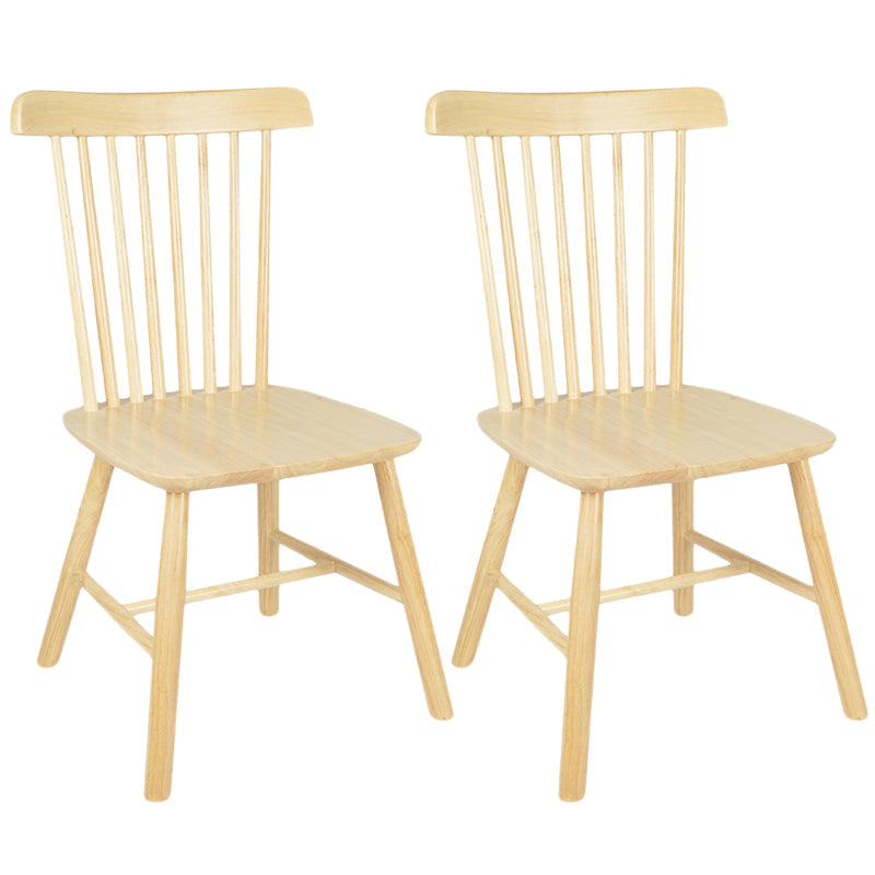 Contemporary Wood Chair Windsor Back Side Chair in Matte Finish for Home Wood 2 Piece Set Clearhalo 'Dining Chairs' 'Dining Tables & Seating' 'dining_chair' 'furn' 'furn_dining_chair' 'Furniture' 'Kitchen & Dining Furniture' 5320747