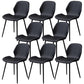 Wingback Side Chair Modern Leather Dining Chair for Dining Room Black 8 Piece Set Clearhalo 'Dining Chairs' 'Dining Tables & Seating' 'dining_chair' 'furn' 'furn_dining_chair' 'Furniture' 'Kitchen & Dining Furniture' 5320839