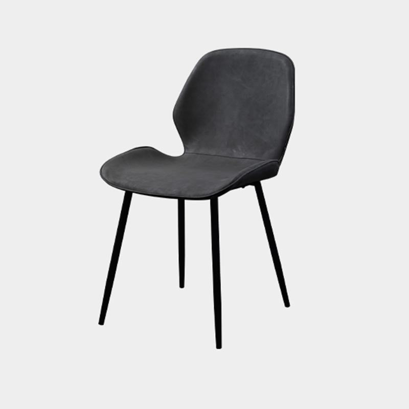 Wingback Side Chair Modern Leather Dining Chair for Dining Room Clearhalo 'Dining Chairs' 'Dining Tables & Seating' 'dining_chair' 'furn' 'furn_dining_chair' 'Furniture' 'Kitchen & Dining Furniture' 5320842