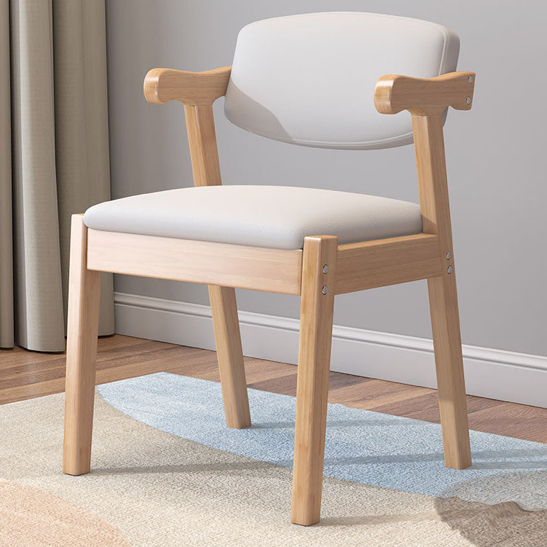 Zeitgenössischer Leder -Esstuhl offener Essnebel Möbel im matten Finish