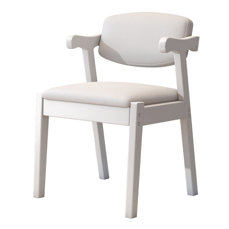 Zeitgenössischer Leder -Esstuhl offener Essnebel Möbel im matten Finish