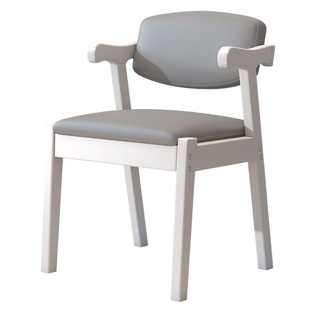 Zeitgenössischer Leder -Esstuhl offener Essnebel Möbel im matten Finish