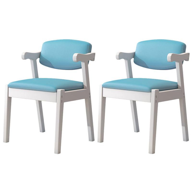 Zeitgenössischer Leder -Esstuhl offener Essnebel Möbel im matten Finish