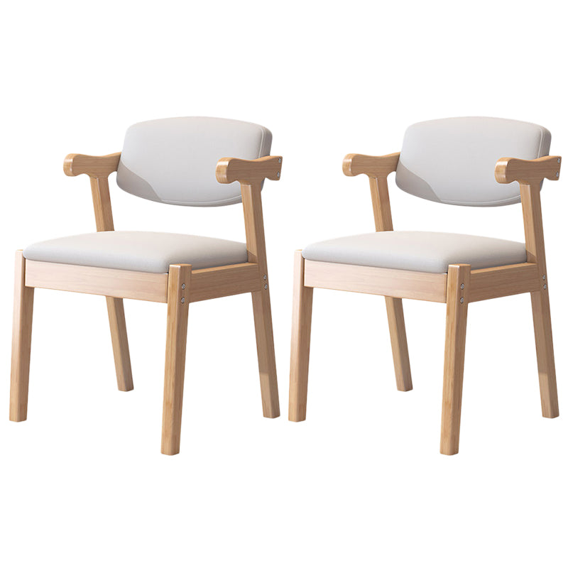 Zeitgenössischer Leder -Esstuhl offener Essnebel Möbel im matten Finish