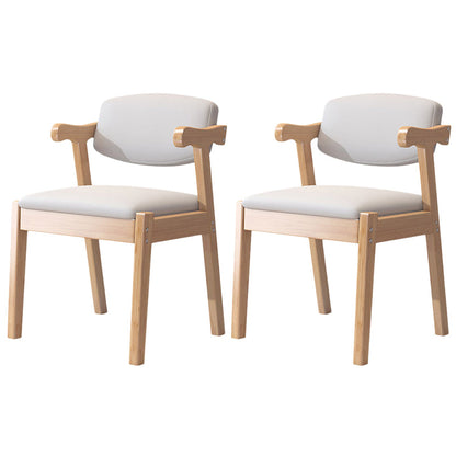 Zeitgenössischer Leder -Esstuhl offener Essnebel Möbel im matten Finish