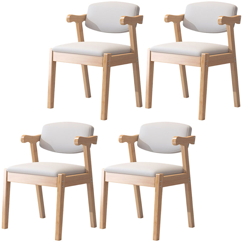 Zeitgenössischer Leder -Esstuhl offener Essnebel Möbel im matten Finish