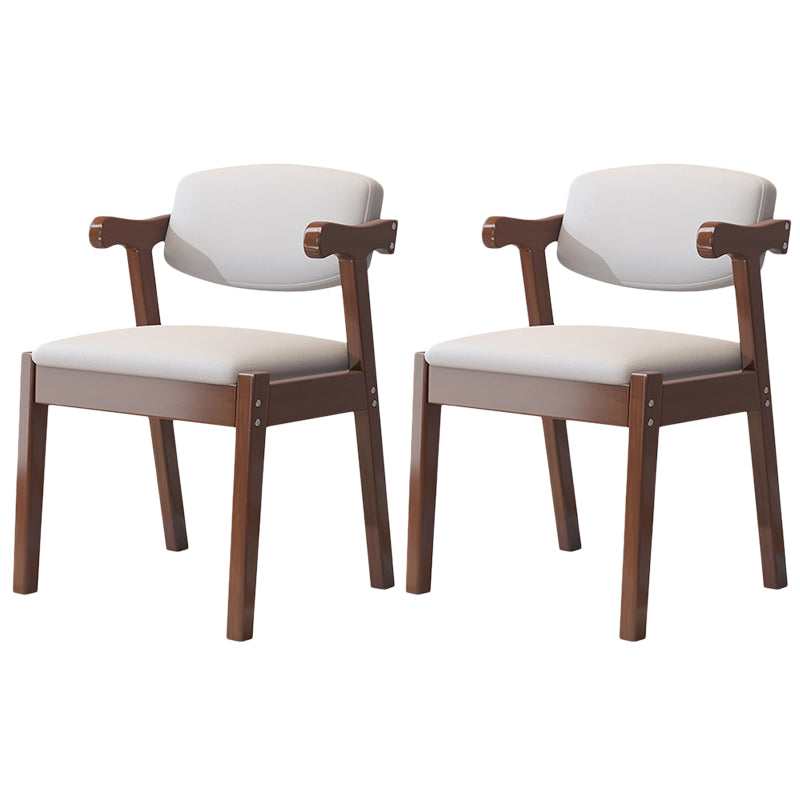 Zeitgenössischer Leder -Esstuhl offener Essnebel Möbel im matten Finish