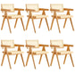 Oak Solid Wood Dining Chair Traditional Rattan Dining Arm Chair Wood 6 Piece Set Clearhalo 'Dining Chairs' 'Dining Tables & Seating' 'dining_chair' 'furn' 'furn_dining_chair' 'Furniture' 'Kitchen & Dining Furniture' 5321090