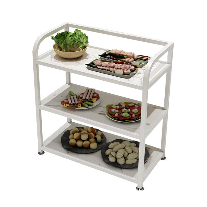 25,59 "H tavolo da preparazione moderno stazionario tavolo da preparazione rettangolare per sala da pranzo