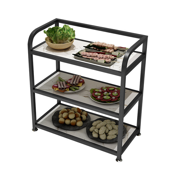 25,59 "H tavolo da preparazione moderno stazionario tavolo da preparazione rettangolare per sala da pranzo