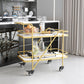 29.92" High Rolling Contemporary Prep Table Metal Prep Table for Restaurant Clearhalo 'furn' 'furn_kitchen_islands_carts' 'Furniture' 'Kitchen & Dining Furniture' 'Kitchen Islands & Carts' 'kitchen_islands_carts' 5321351