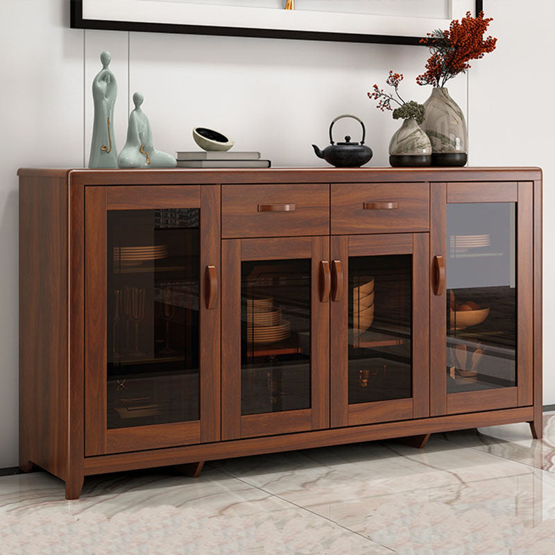 Sideboard moderna legno massiccio senza angoscia con cassetti Creedenza mobili