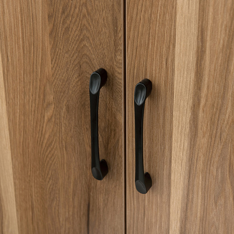 Modern Style Server Imitation Wood Sideboard with Door and Drawer for Dining Room Clearhalo 'buffet_sideboard' 'Buffets & Sideboards' 'furn' 'furn_buffet_sideboard' 'Furniture' 'Kitchen & Dining Furniture' 5321460