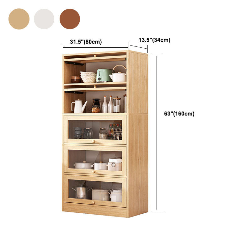 Sideboard in legno ingegnerizzato del server moderno con porta per soggiorno