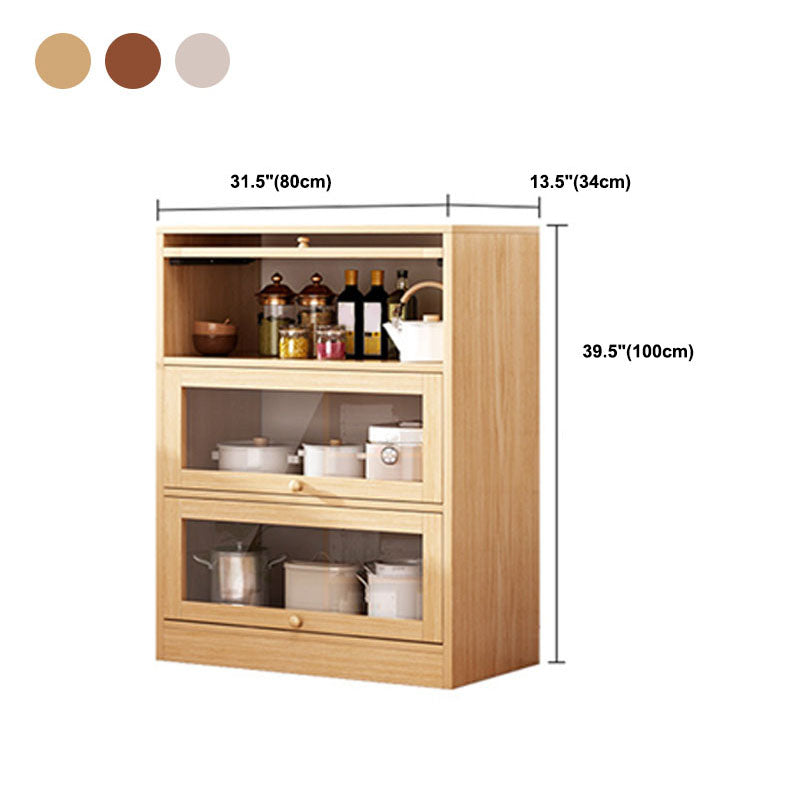 Sideboard in legno ingegnerizzato del server moderno con porta per soggiorno