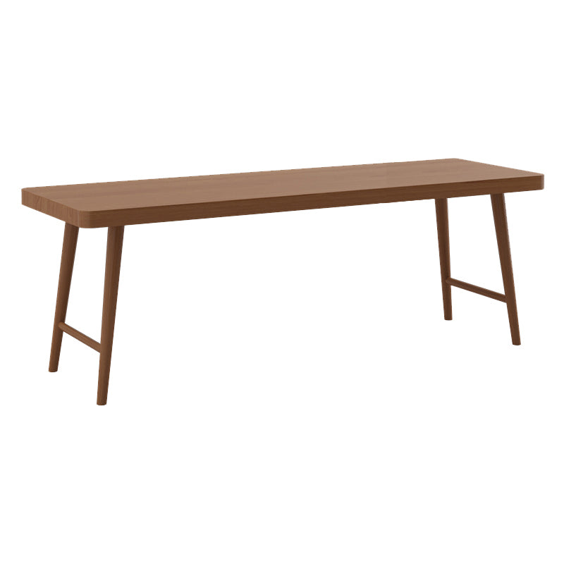 Contemporary H-Shape Writing Desk Rectangular Solid Wood Office Desk Light Brown Clearhalo 'furn' 'furn_office_desk' 'Furniture' 'Office Desks' 'Office Furniture' 'office_desk' 5321686