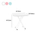 Plastic Rectangular Writing Desk Contemporary Bedroom Folding Desk