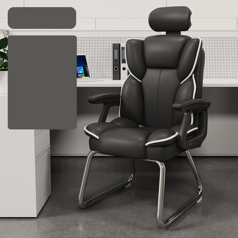 High Back Executive Bureau -voorzitter Moderne faux lederen armstoel