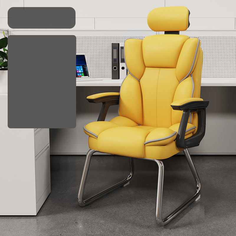 High Back Executive Bureau -voorzitter Moderne faux lederen armstoel