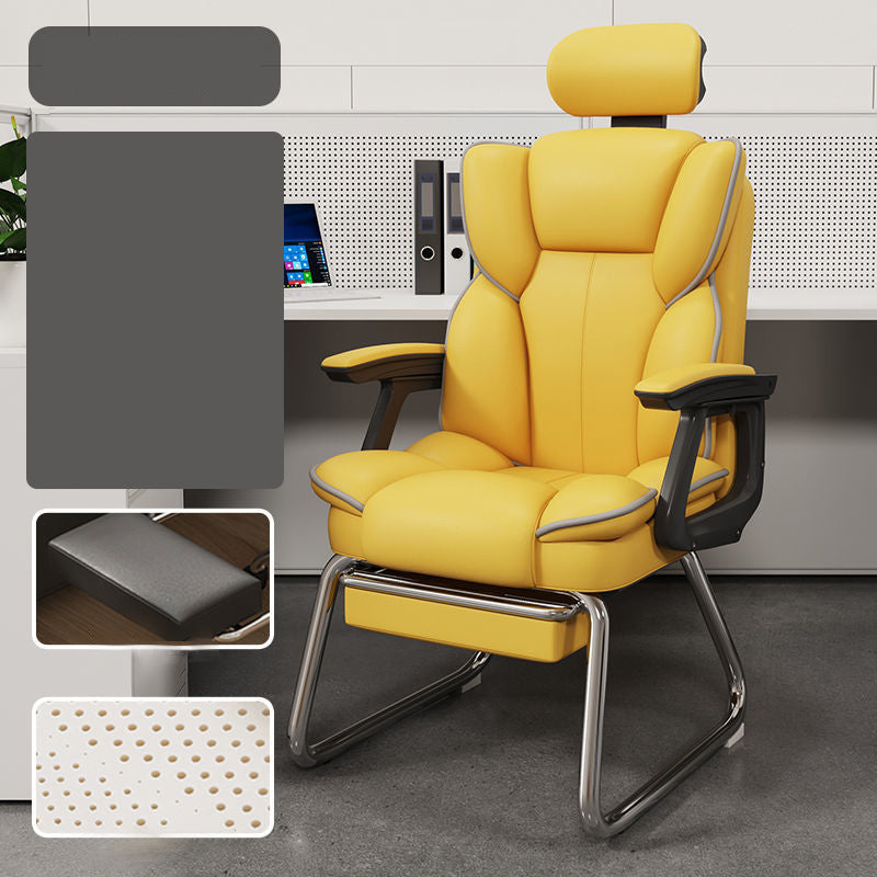 High Back Executive Bureau -voorzitter Moderne faux lederen armstoel