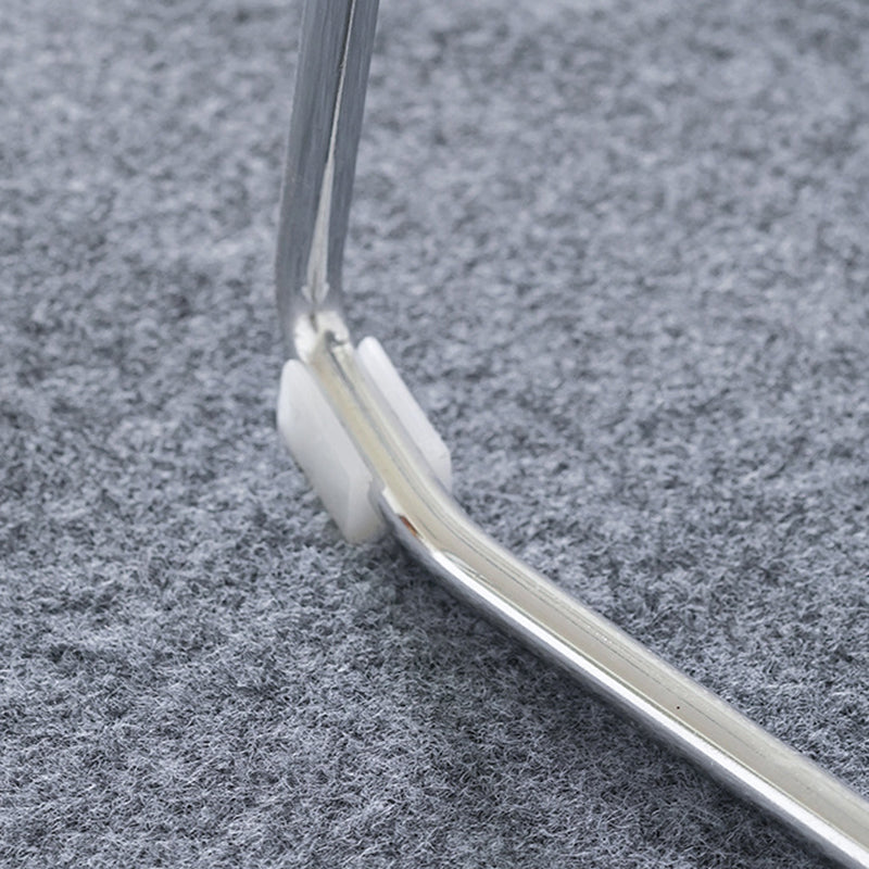 Chrome Metal Frame Modern Conference Chair Armless Computer Desk Chair Clearhalo 'furn' 'furn_office_chair' 'Furniture' 'Office Chairs' 'Office Furniture' 'office_chair' 5321866