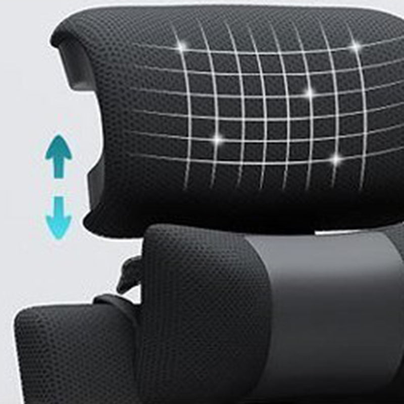 Sedia da task imbottita ergonomica sedia moderna per ufficio con ruote